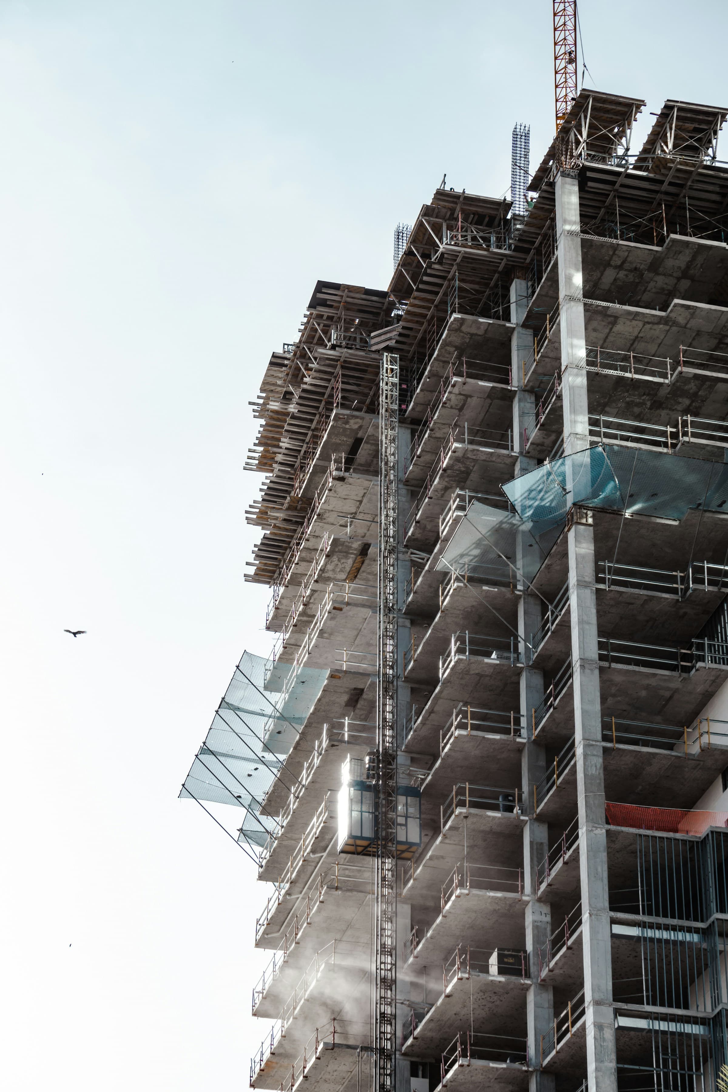 Real estate construction site
